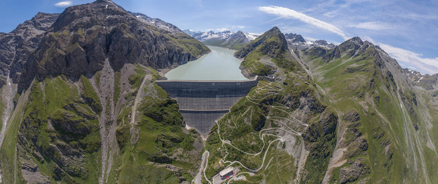 5DSR0392-HDR-1 Barrage de la Grande Dixence en Valais, Suisse | Dixence Resort