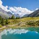Lac Bleu D'Arolla, proche du complexe de résidence Dixence Resort en Valais, Suisse