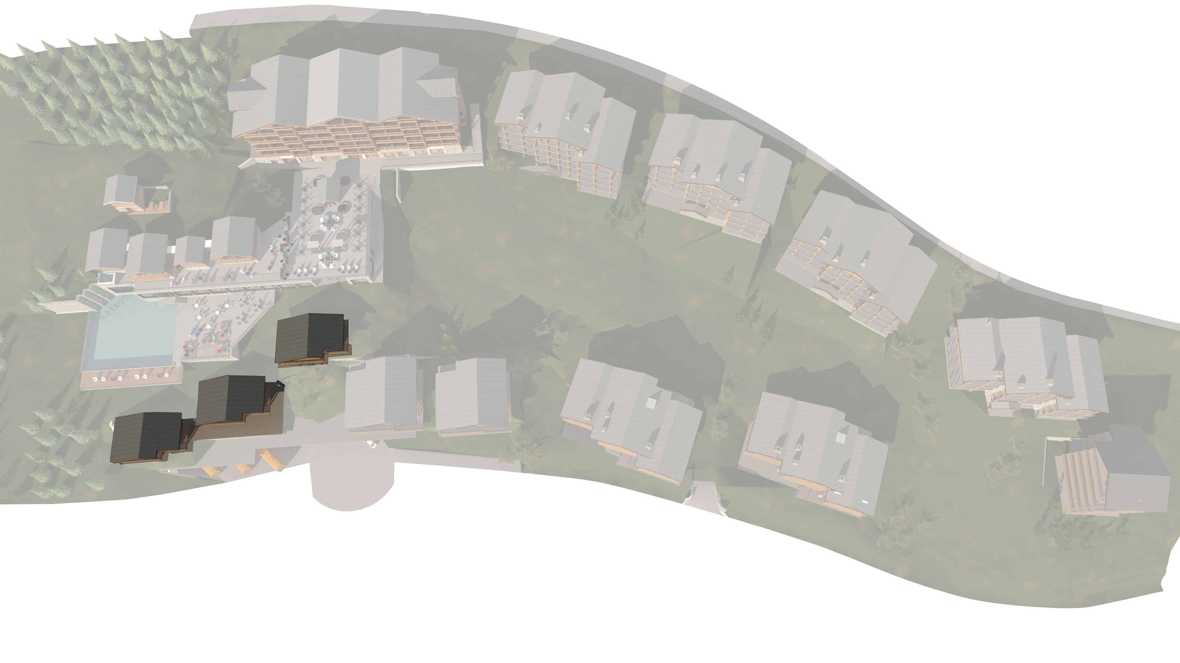 chalet1-2-3 Maquette Chalet Dixence Resort | Projet immobilier en Valais, Suisse